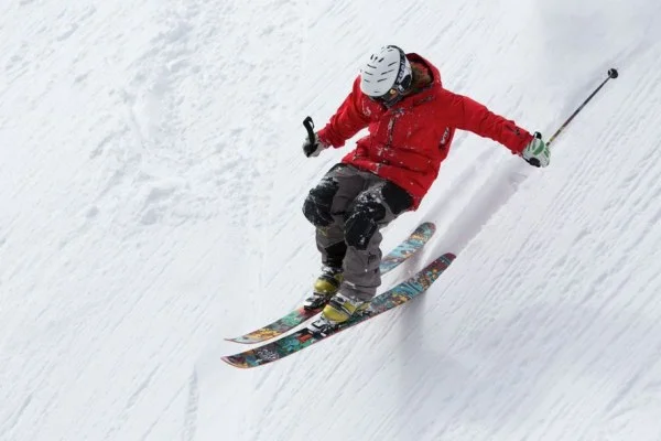 winter sports athlete snow
